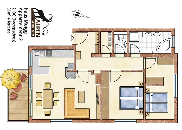 Alpen Moigg Appartement *